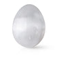 Natural white selenite egg shape