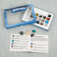 20-piece energy stone set of natural crystal mineral specimens mixed with semi-precious stones, suitable for gifts.
