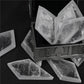 Natural Selenite Slabs Rhombic Cut Raw Stone Material