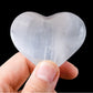 Natural white selenite egg shape