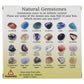 20 types of natural crystal mineral specimens mixed with gemstones