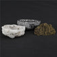 6 colors available, natural crystal cave agate treasure pot raw stone electroplated color box packaging