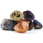 Natural crystal cave hollow agate electroplated colored box set