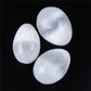 Natural white selenite egg shape