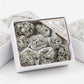 Natural pyrite raw stone crystal cluster, natural color, loose stones, small box