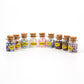 Mini bottle-shaped mineral specimen natural crystal gemstone wish bottle