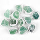 Natural green fluorite rough stone box set