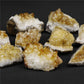 Natural Yellow Quartz Cluster Rough Stone Box Set