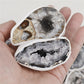 Natural Brazilian agate mini crystal cave raw stone