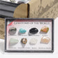8 types of mineral crystal stones, natural mineral ore specimens, and educational geological information.