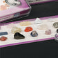 8 types of mineral rough stones, natural crystal mineral specimens, natural geological teaching materials