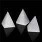 Natural yellow selenite pyramid small ornament