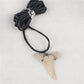 Natural fossil shark tooth necklace