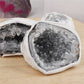 Natural Brazilian agate mini crystal cave raw stone