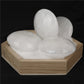 Natural Selenite Round Crystal Ornament