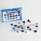 20-piece energy stone set of natural crystal mineral specimens mixed with semi-precious stones, suitable for gifts.