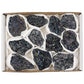 5 colors available Natural raw crystal coal crystal box set
