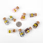 Mini bottle-shaped mineral specimen natural crystal gemstone wish bottle