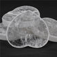 Natural Selenite Heart-Shaped Slice