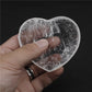 Natural Selenite Heart-Shaped Slice