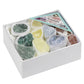 Natural crystal rough stones mixed colors boxed set