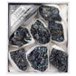 Natural coal crystal rough stone