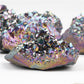 Natural Electroplated Amethyst Cluster Box