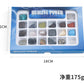 20-piece energy stone set of natural crystal mineral specimens mixed with semi-precious stones, suitable for gifts.