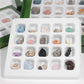 Boxed mix of 20 mineral fossil specimens