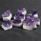High-quality Grade A natural amethyst crystal cluster rough stone box set