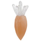 Natural Selenite Carrot