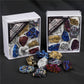 Electroplated colored coal crystal box
