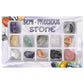 12 types of large-grain natural crystal rough stone mineral specimens for geological teaching