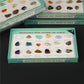 18 types of mineral gemstones, natural crystal mineral specimens, natural geological teaching materials