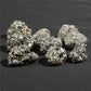 Natural pyrite raw stone crystal cluster, natural color, loose stones, small box
