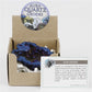 6 colors available, natural crystal cave agate treasure pot raw stone electroplated color box packaging