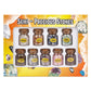 Mini bottle-shaped mineral specimen natural crystal gemstone wish bottle