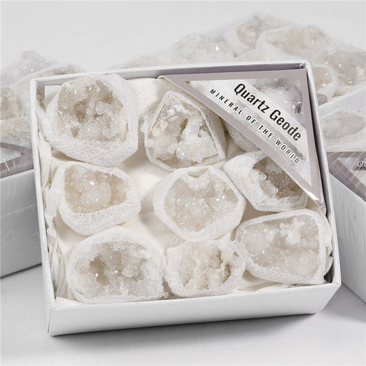Natural crystal cave hollow agate Moroccan crystal cave