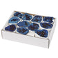 Natural crystal cave agate treasure pot raw stone electroplated blue boxed