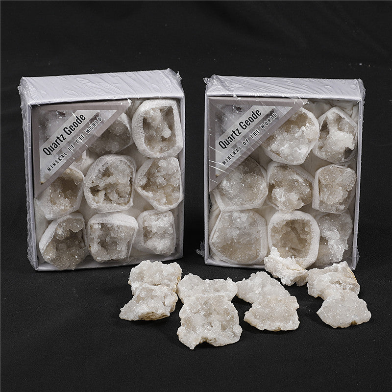 Natural crystal cave hollow agate Moroccan crystal cave