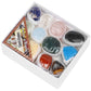 Natural tumbled Stone Crystal Mixed Color Small Gift Box Set