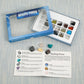 20-piece energy stone set of natural crystal mineral specimens mixed with semi-precious stones, suitable for gifts.