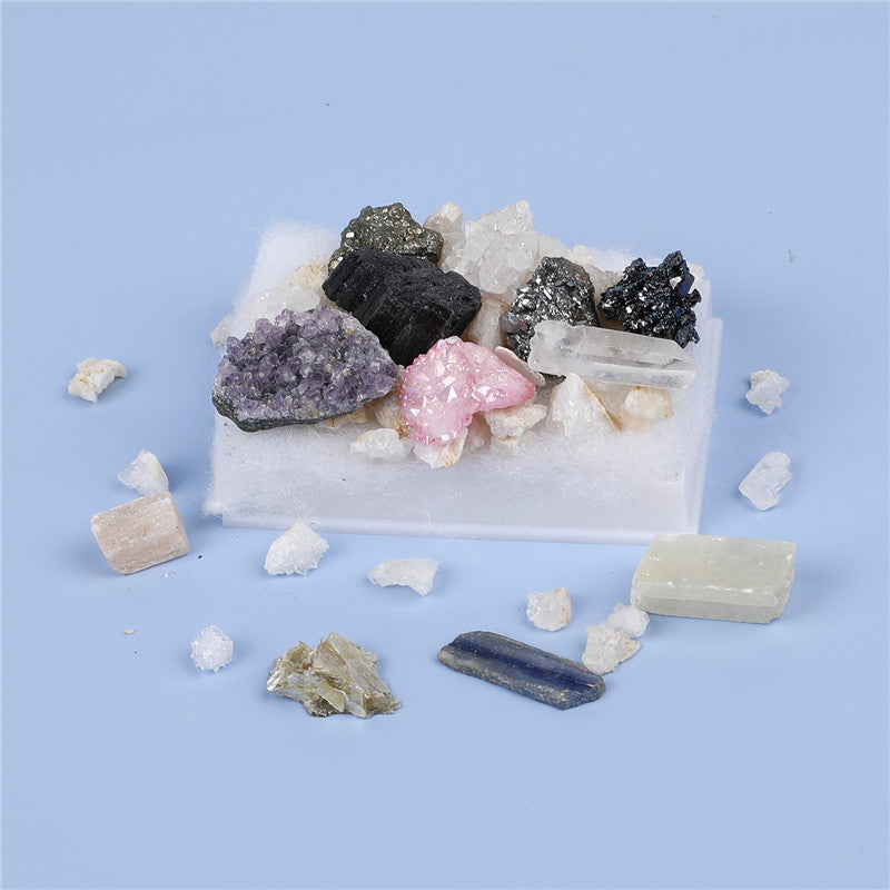 Mixed crystal mineral specimen natural geography