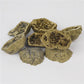 Natural crystal cave agate rough stone electroplated gold boxed