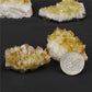 Natural Yellow Quartz Cluster Rough Stone Box Set