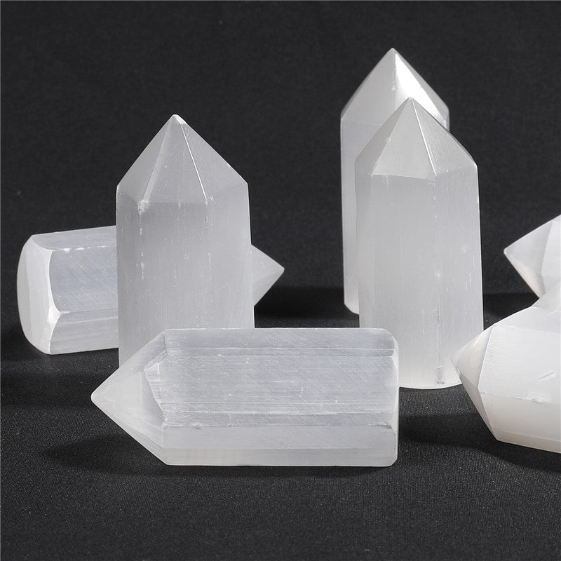 Natural Selenite Point