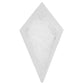 Natural Selenite Slabs Rhombic Cut Raw Stone Material
