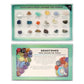 18 types of mineral gemstones, natural crystal mineral specimens, natural geological teaching materials