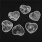 Natural Selenite Heart-Shaped Slice