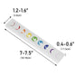 Long Selenite Strip with Moon Phase Pattern